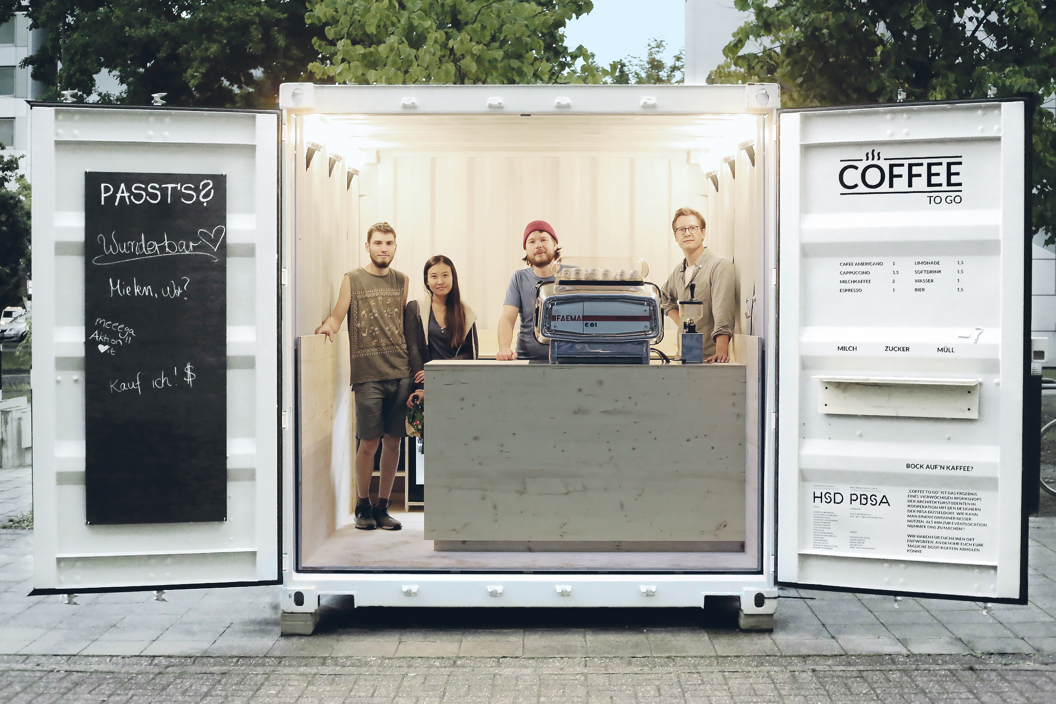 ELA Container - Pop-up Café Düsseldorf