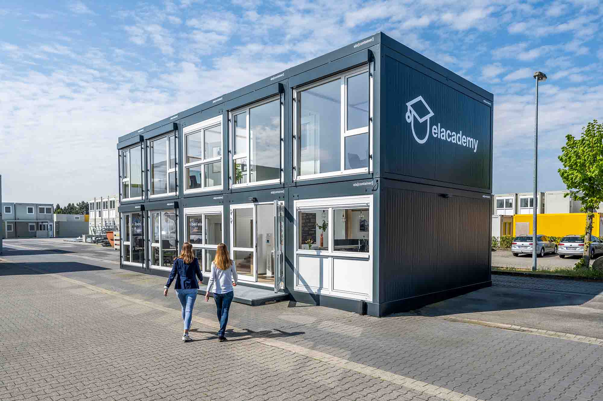 Containeranlage von außen