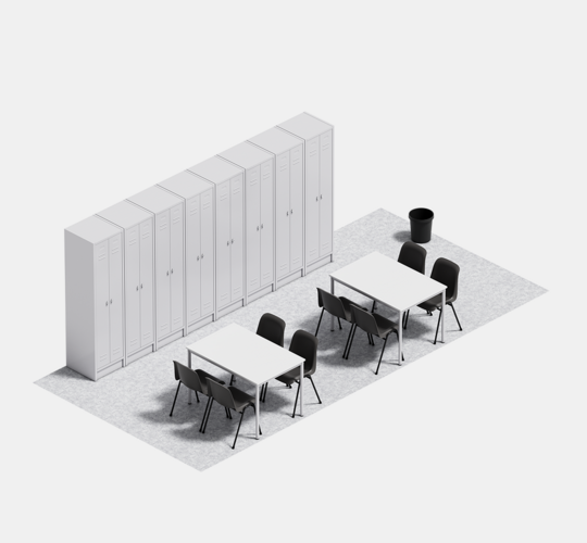 ELA Mobiliarpaket Aufenthaltsraum