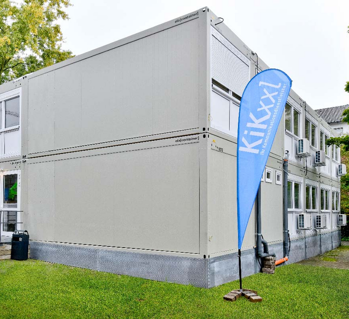 Die zweigeschossige Anlage umfasst insgesamt 520 Quadratmeter.