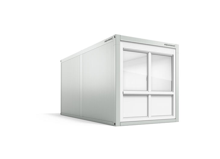 Leichtbaucontainer nach Maß Frontansicht