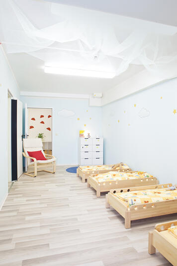 ELA Container - Betten in Kindertagesstätte