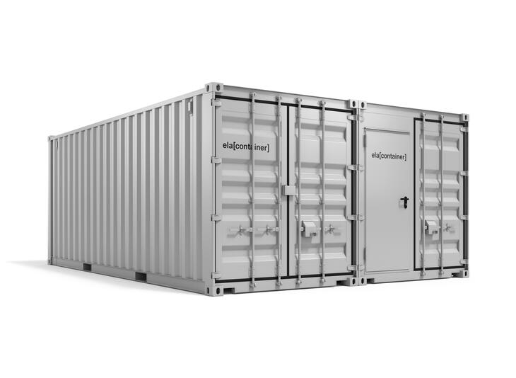 ELA Wertkstattanlage ELA Container - Werkstattanlage Außenansicht schräg