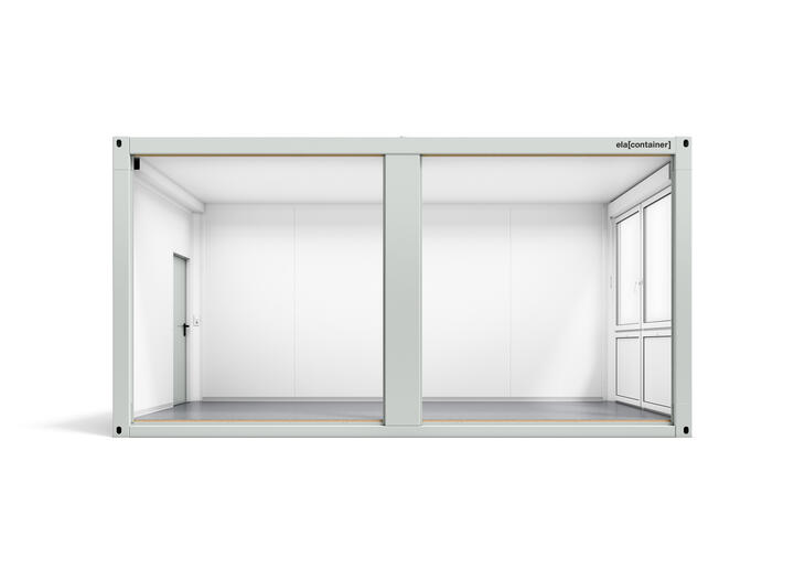 Leichtbaucontainer Seitenansicht groß