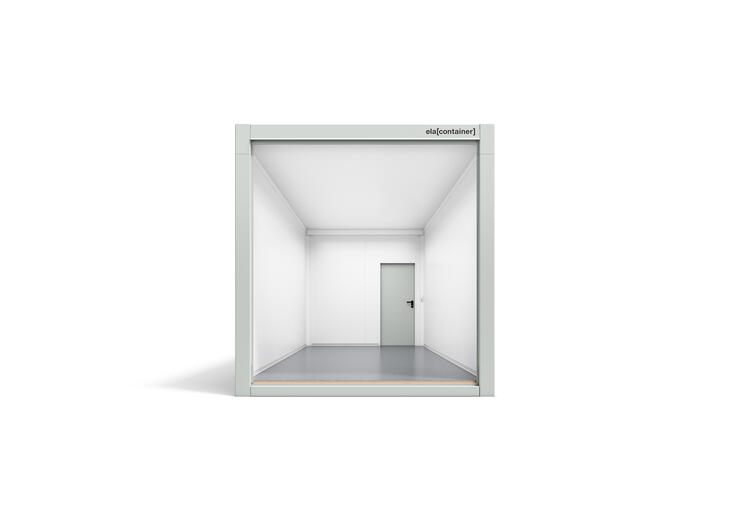 Leichtbaucontainer nach Maß der Engineering Innenansicht in 9 × 3 m