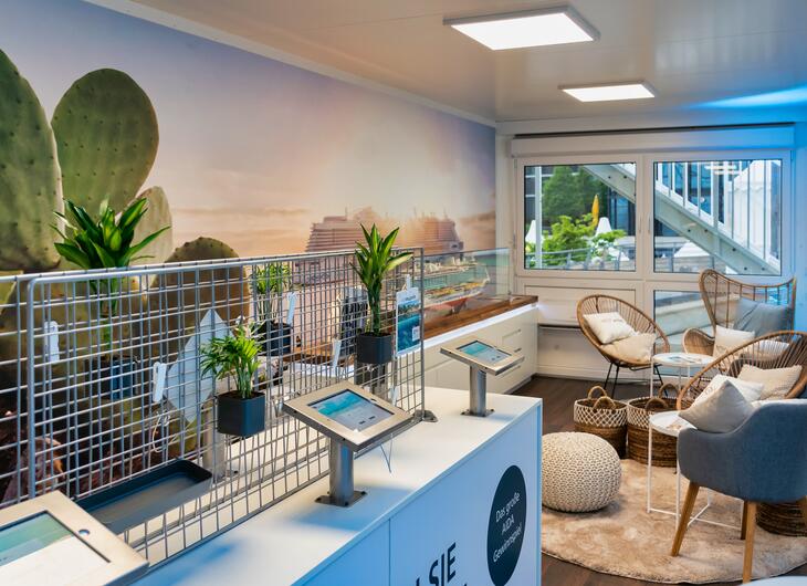 ELA Container - Containerlounge und Informationszentrum