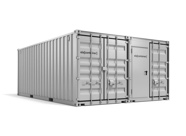 ELA Container - Werkstattanlage Außenansicht schräg