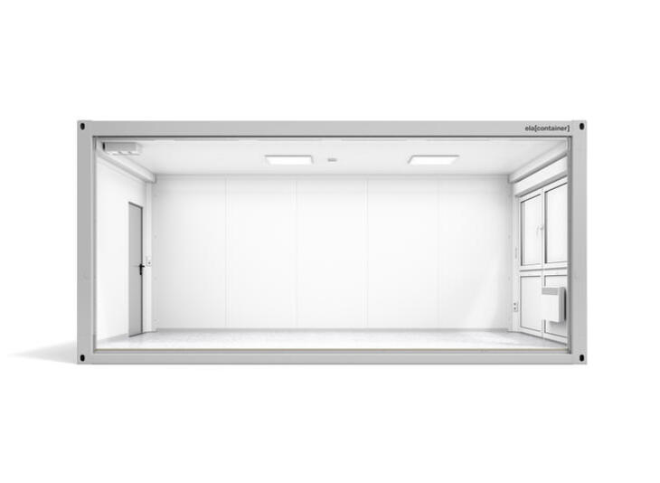 ELA Container - Premiumcontainer Ansicht Längsseite offen