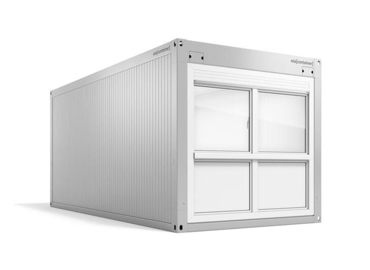 ELA Container - Premiumcontainer Ansicht schräg geschlossen