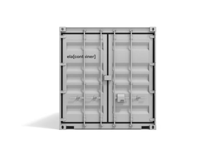ELA Lagercontainer ELA Container - Lagercontainer Außenanstich Stirnseite mit doppelwandien Türen