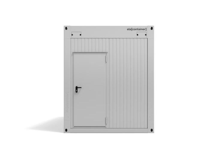 ELA Container - Qualitätsallrounder Ansicht Tür Stirnseite