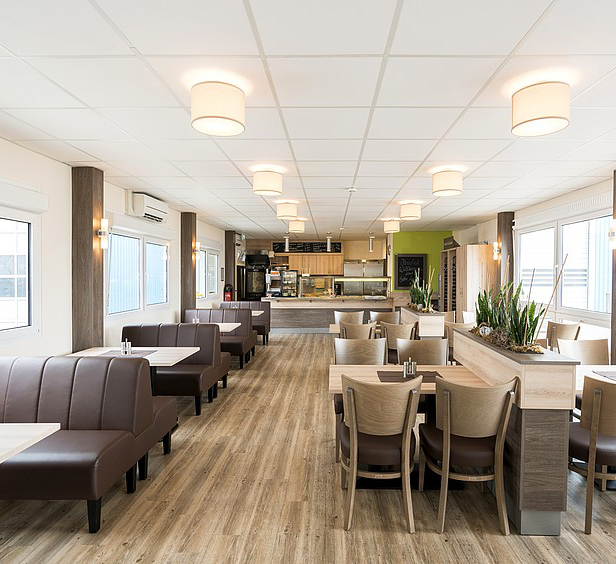 ELA Container - Kantine aus Containern für eine Mittagpause