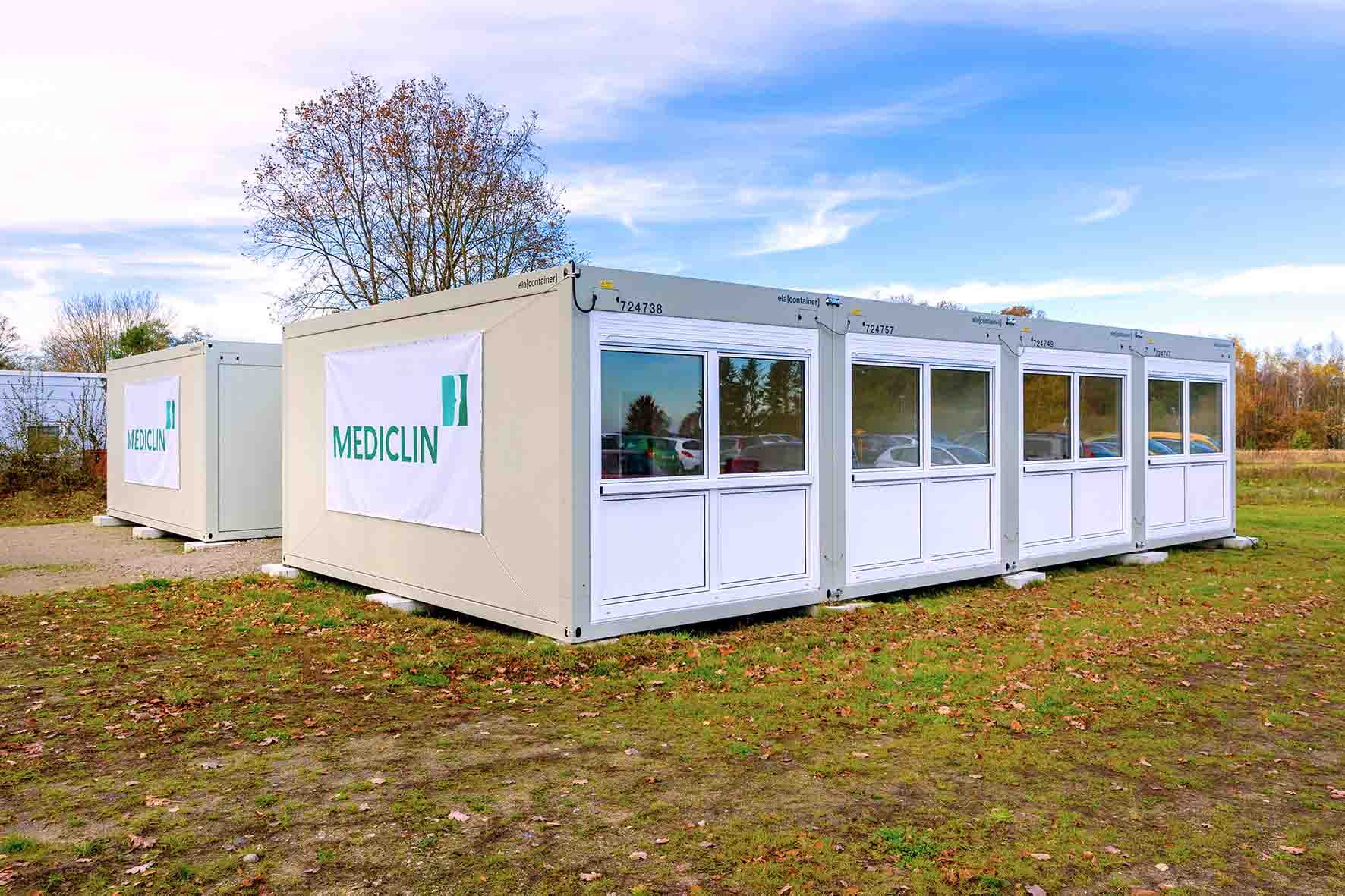 ELA Container zur Erweiterung der Mediclin Seepark Klinik