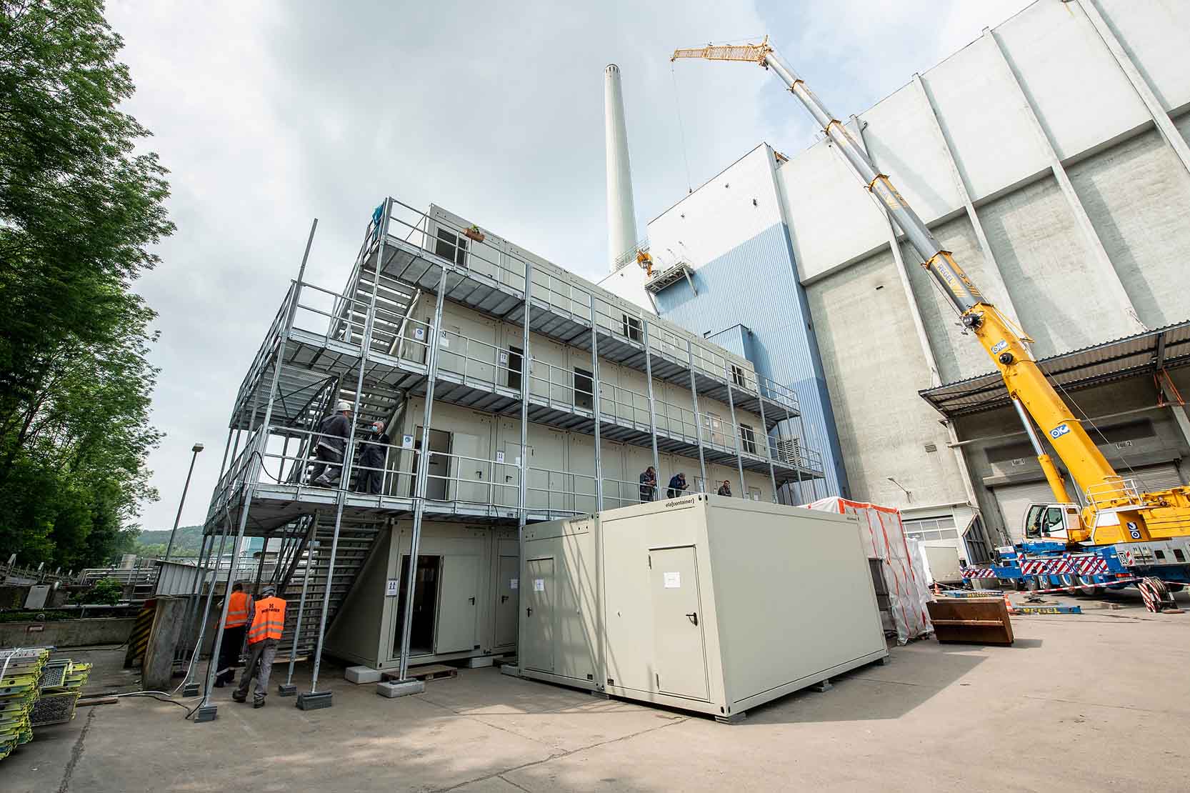 ELA Unterkünfte für Revisionsarbeiten