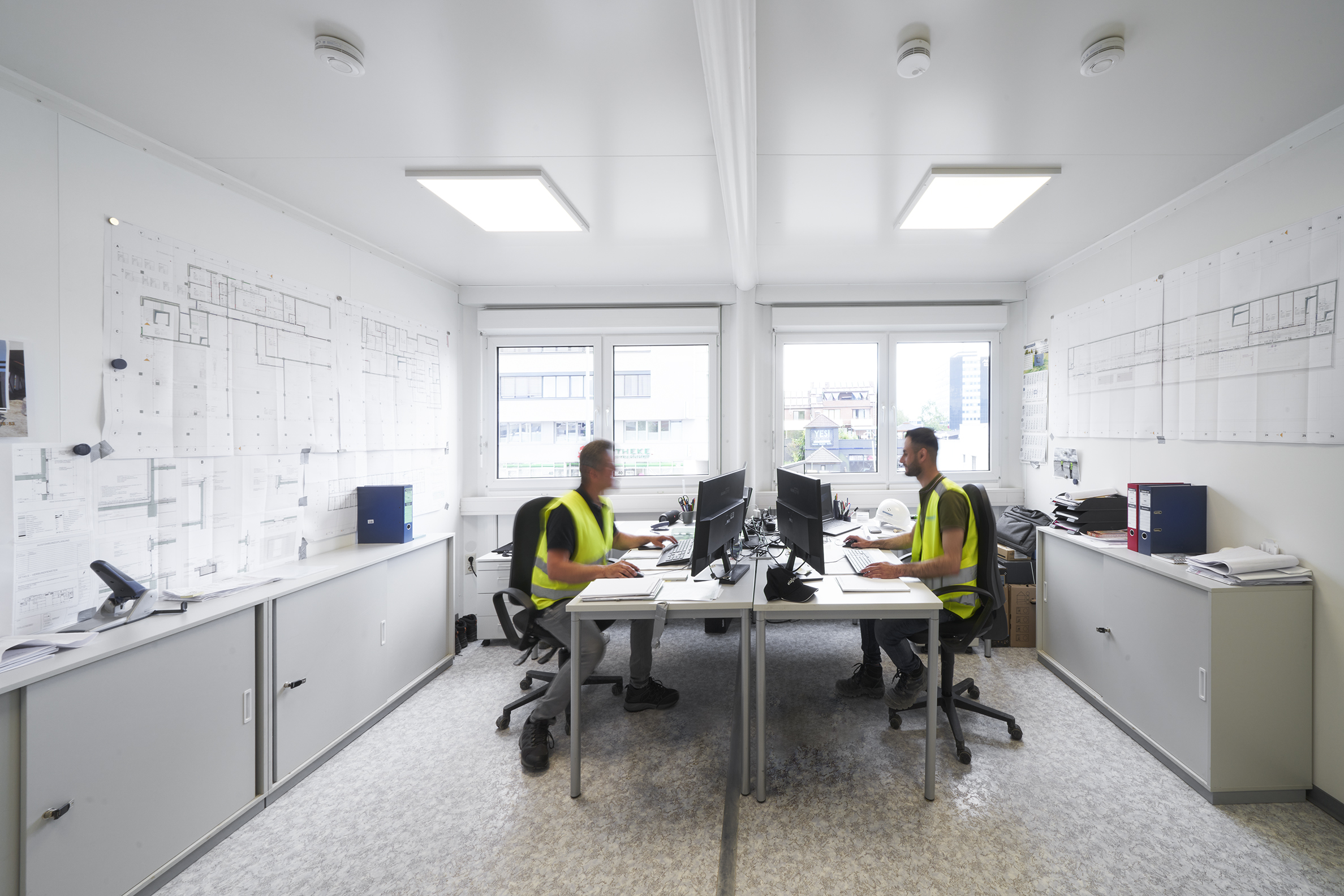 Baubüro innen Baubüro innen