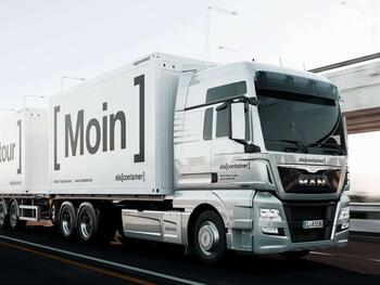 ELA LKW bei der Auslieferung