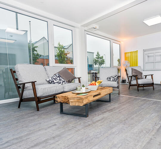 ELA Container - Messestand Jobmesse Lingen