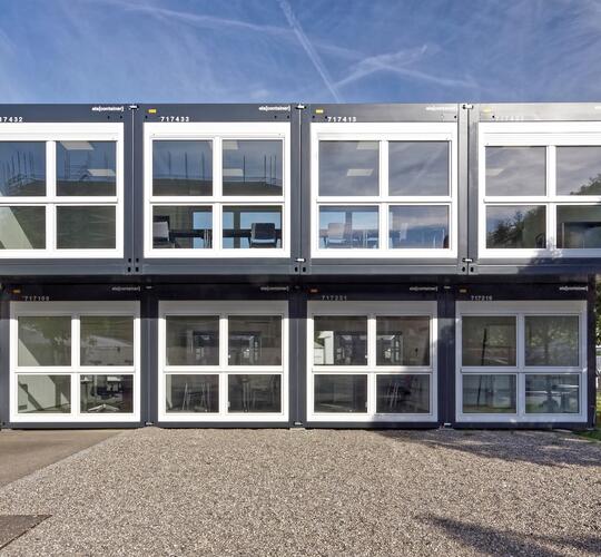 ELA Container errichtet Meetingräume für Pharma-Unternehmen