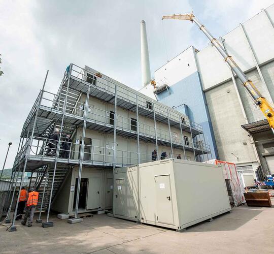 ELA Unterkünfte für Revisionsarbeiten