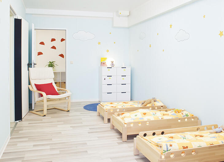 ELA Container - Betten in Kindertagesstätte