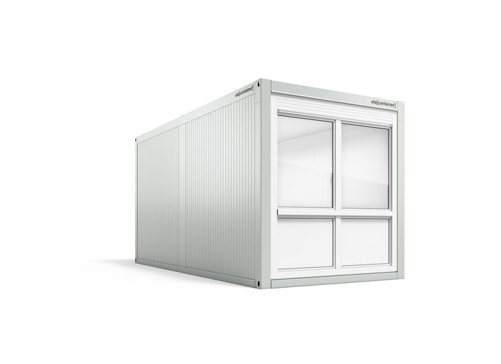 Leichtbaucontainer nach Mass Frontansicht