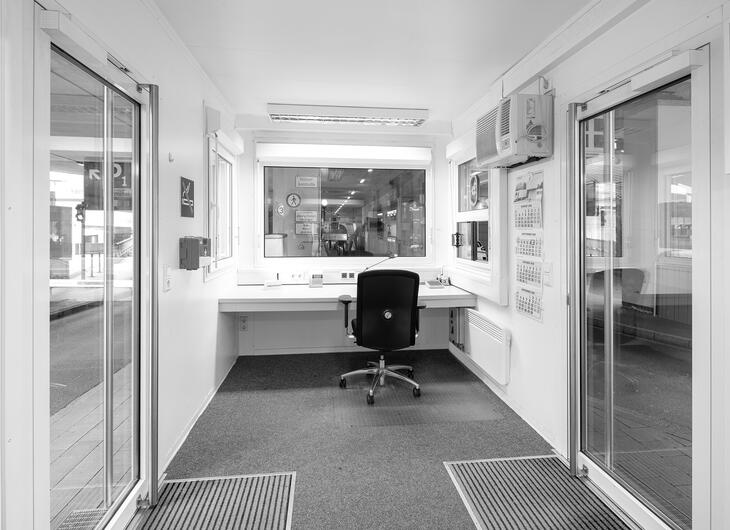 Büroeinrichtung Pförtnercontainer