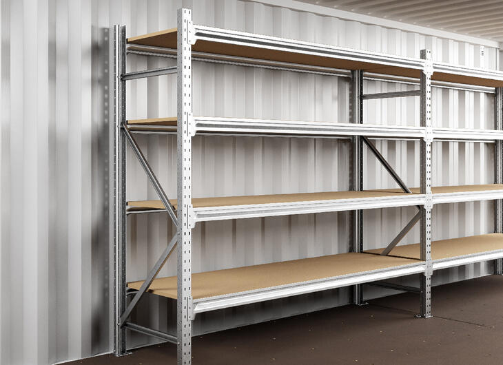 Lagerregal im Container