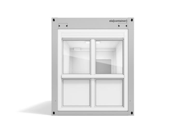 ELA Container - Qualitätsallrounder Ansicht Fensterelement Stirnseite