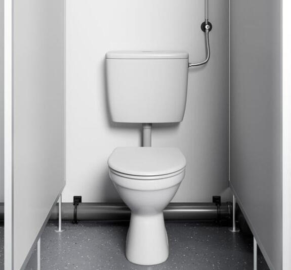 Toilette im Sanitärcontainer