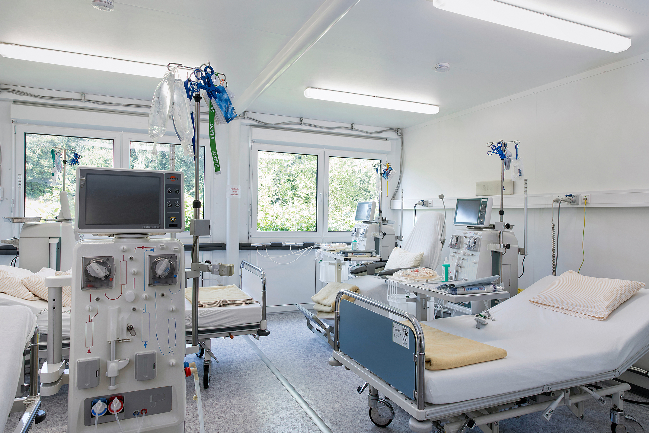 ELA Container - Containeranlage als Krankenhauszimmer