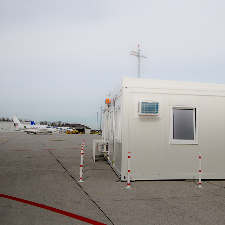 Break rooms for airport staff