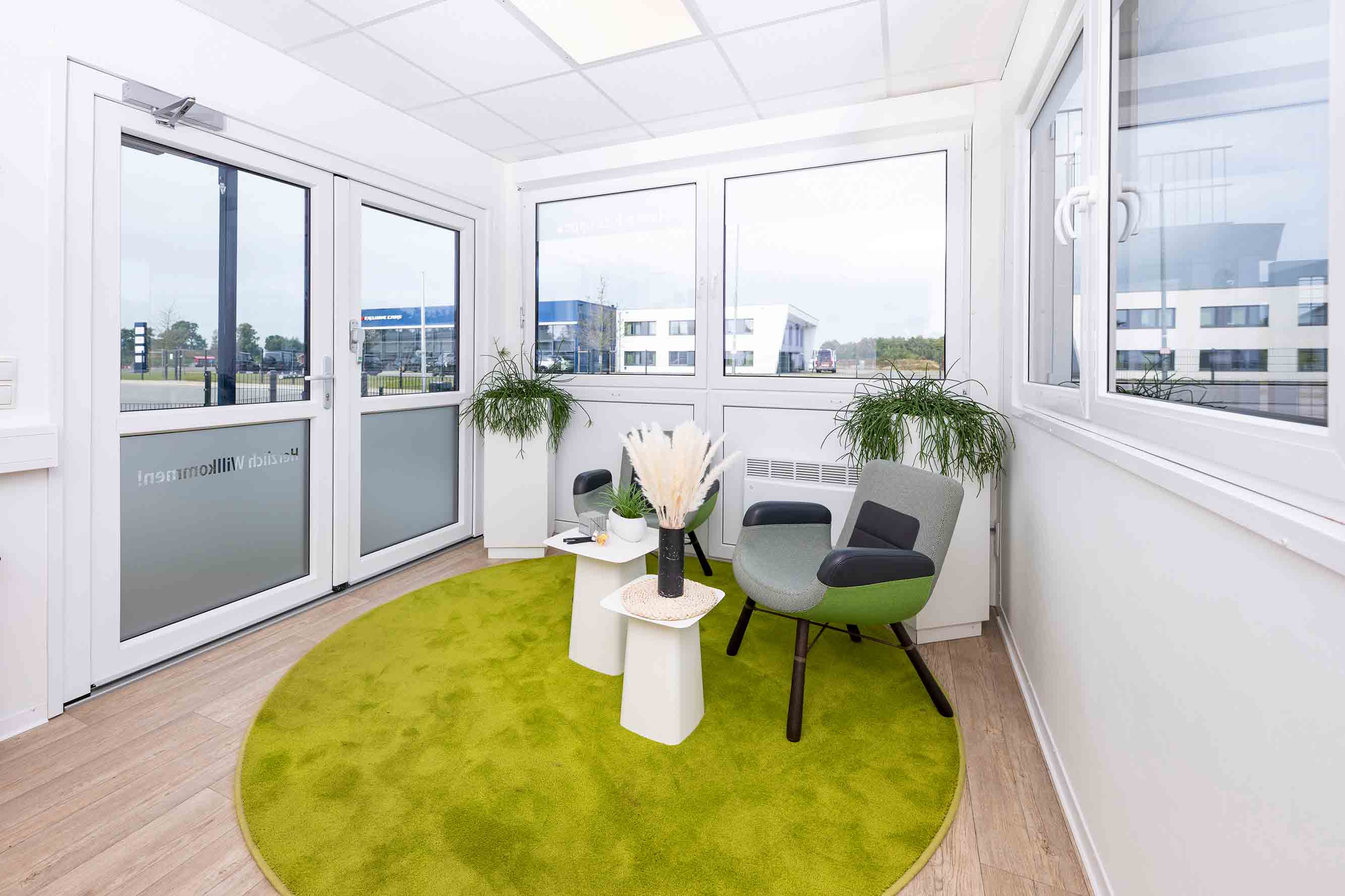 Moderne, lyse moduler med moderne indretning