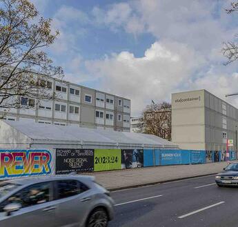 To modulanlæg på fire etager