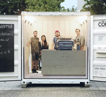 ELA Container - Pop-up Café Düsseldorf
