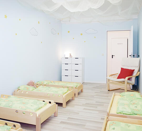 ELA Container - Schlafraum in Kindertagesstätten