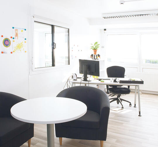 ELA Container - børnehave i Kaarst, opholdsrum 2 til pædagogerne