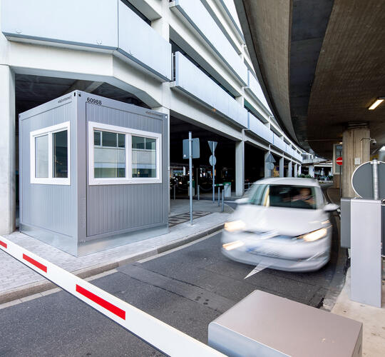 ELA Container - portvagtmodul med frit udsyn til alle sider