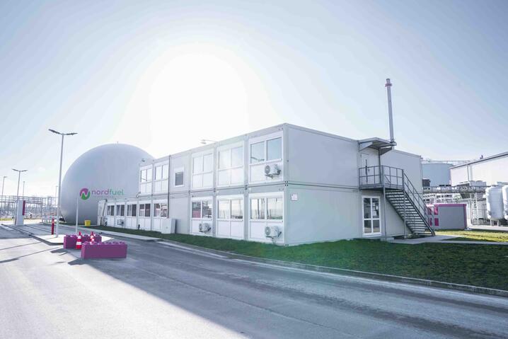 Nordfeuls midlertidige kontorbygning