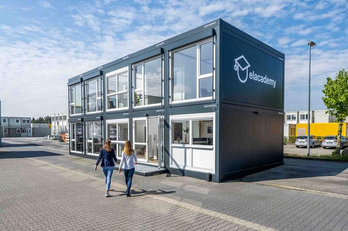 Elaacademy bygget af ELAs kontormoduler