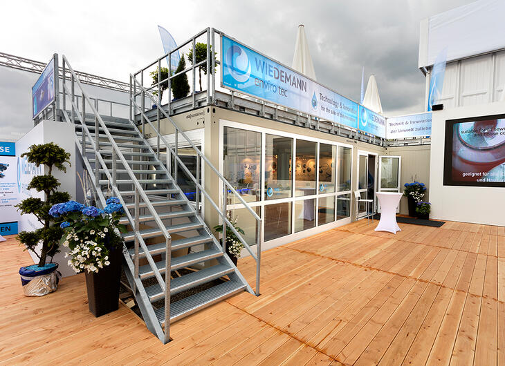 ELA Container - tagterrasse med panoramaudsigt