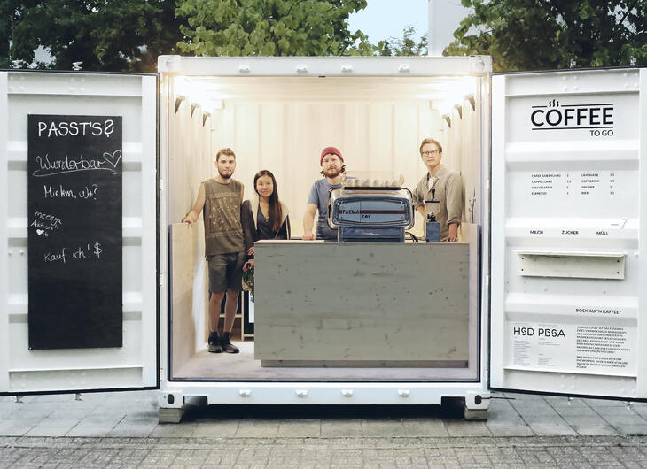 ELA Container - mobilt salgssted med mindre disk