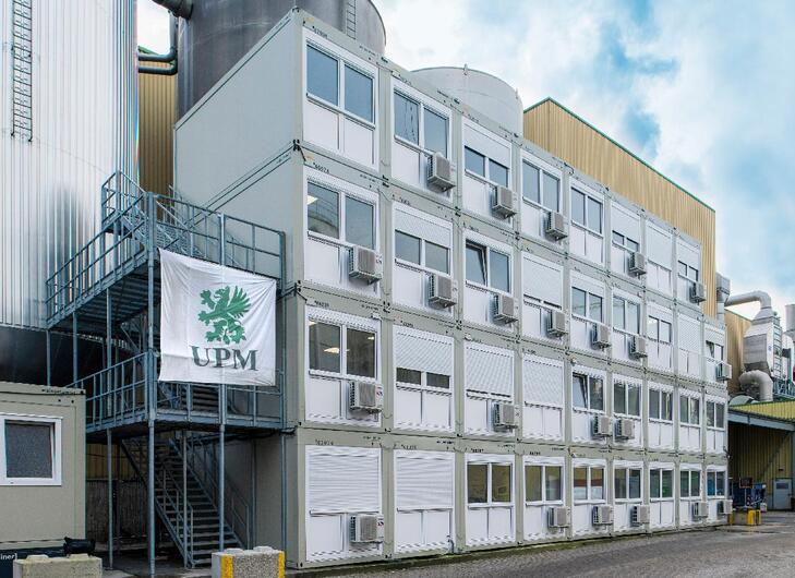 Kontormoduler i fire etager&quot;