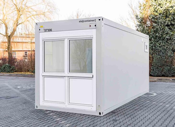 Fritstående boligmodul – vinduessiden