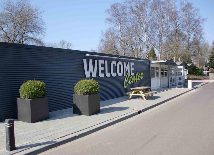 Velkomstcenter for et anlæg