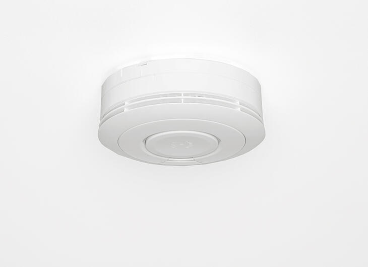 Røgalarm i sanitetsmodul