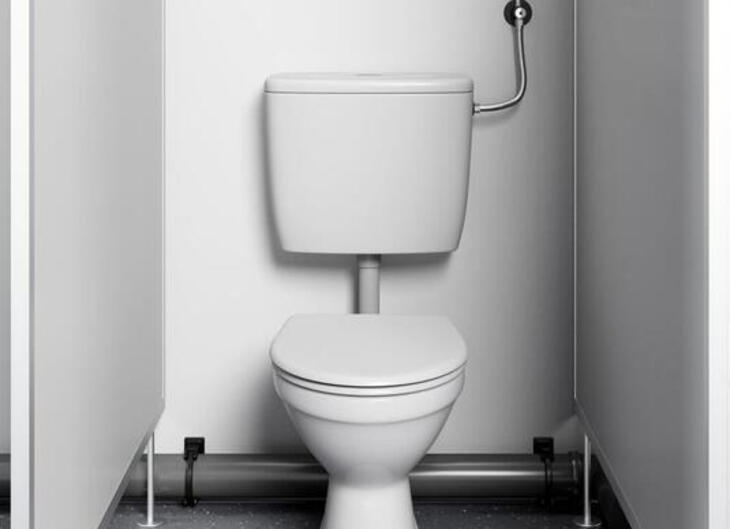 Toilet i sanitetsmodul