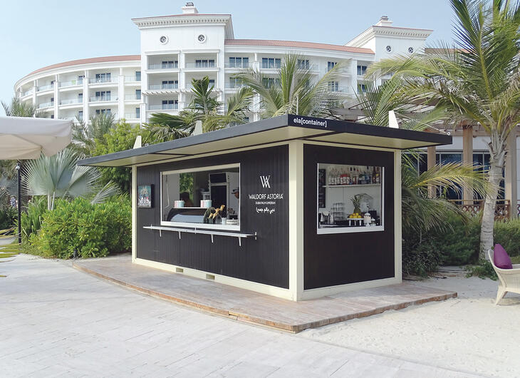 Snackbar på stranden