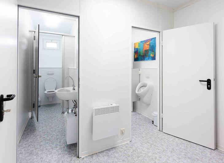 Modul med toiletter Modul med toiletter