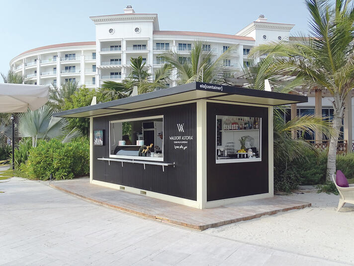 ELA Container - mobil snackbar ved kajen