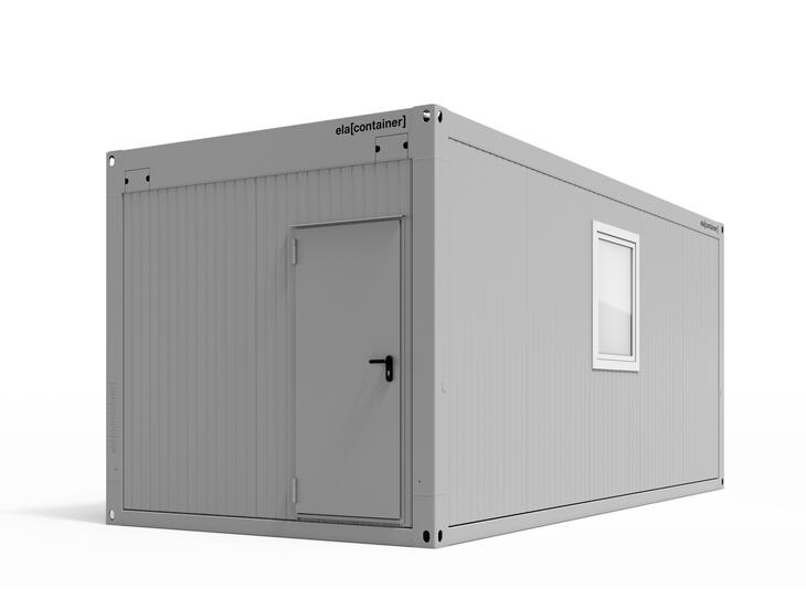 Black/white container